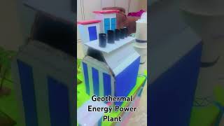 Geothermal Energy Power PlantClass 8Easy Science Working Model [upl. by Derrik]