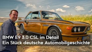 BMW E9 30 CSL und CS im Detail  Liebevoll restaurierte Klassiker der deutschen Automobilgeschichte [upl. by Bracci]