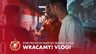 WRACAMY Pierwszy dzień przygotowań Widzewa Łódź do sezonu 2425 [upl. by Auqinimod]