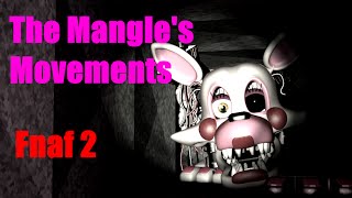 All of The Mangles Movements  Jumpscare FNAF 2 [upl. by Asereht]