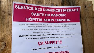 Non à la fermeture des Urgences de VitryleFrançois [upl. by Woolcott796]