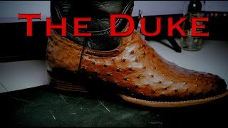 Tecovas quotThe Dukequot Ostrich Leather Boot [upl. by Onairam]