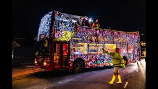 Brighton and Hove Santa Bus 2023 Peacehaven [upl. by Ronal]