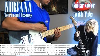 Nirvana  Territorial pssings  Guitar lesson with Tabs [upl. by Norword]