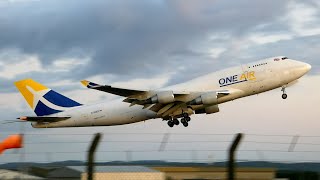 Late Evening Plane Spotting from East Midlands Airport [upl. by Jannery]