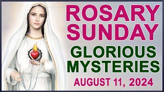 The Rosary Today I Sunday I August 11 2024 I The Holy Rosary I Glorious Mysteries [upl. by Peppel]