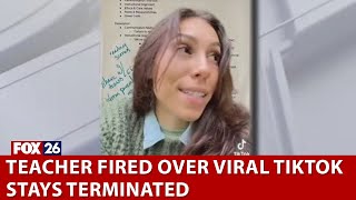 Austin Texas teacher terminated by district due to TikTok video [upl. by Jsandye]