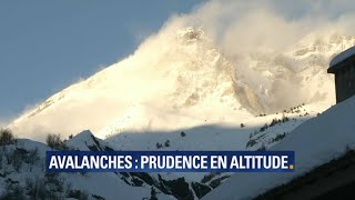 Avalanches prudence en altitude [upl. by Yecaw]