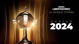 EN VIVO  SORTEO FASES PREVIAS  CONMEBOL LIBERTADORES 2024 [upl. by Rheba]