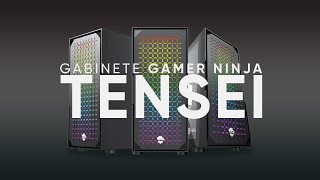 Design moderno e agressivo Review Gabinete Gamer Ninja Tensei 🦾 [upl. by Llevaj]