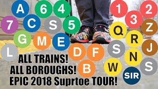 EVERY Train EVERY Borough  2018 [upl. by Autry712]