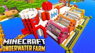 ONDERWATER REDSTONE FARM  Minecraft Redstone Showcase [upl. by Phedra]