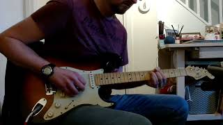 Having some fun on the Stratocaster Guitar Improvisation [upl. by Annawt]