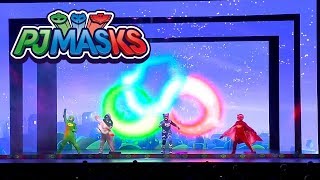 PJ Masks  Save the Day Song from PJ Masks LIVE  PJ Masks HQ [upl. by Aicilat]