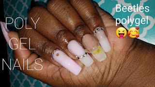 polygel set using beetles polygel and morovan polygels review [upl. by Enyar896]