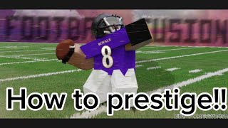 How to prestige in football fusion 2 [upl. by Amehsat523]