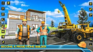 Modern House Construction and Home Design 3D Games  Android Gameplay [upl. by Oralle878]