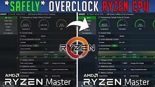 SAFELY OVERCLOCK your RYZEN CPU for GAMING in 2024 [upl. by Lauter]