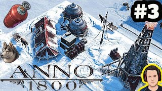 ANNO 1800 3 بداية جديدة  جزيرة الغاز والمنطاط العملاق معربة [upl. by Nixon]