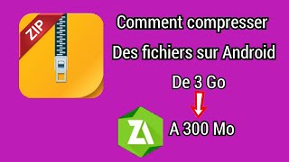 Comment compresser des fichiers sur Android [upl. by Hayes]