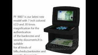 Multicurrency detector PF9007（Coin Counter Currency Counter） [upl. by Richarda]