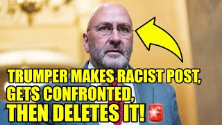 MAGA Congressman IMMEDIATELY REGRETS Making A RACIST Post [upl. by Ilene360]