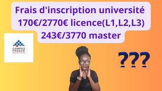 Campus FranceVoici comment obtenir lexonération de frais de scolarité suite à laugmentation [upl. by Eadahc153]