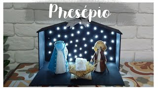 DIY  Como Fazer um Presépio de Natal ultilizando material reciclado ideias Decoração de Natal 2021 [upl. by Neibart]