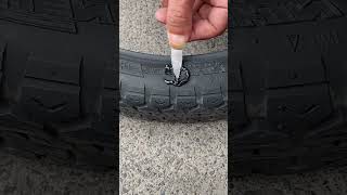 Damaged tire repair process with superglue Good tools and machinery can increase work efficiency [upl. by Iraj]