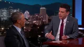 El Presidente Barack Obama con Jimmy Kimmel [upl. by Joao308]