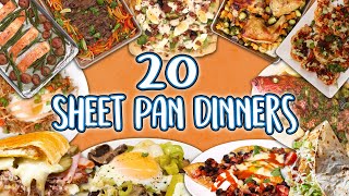 20 Sheet Pan Dinners  Recipe Super Compilation  Well Done [upl. by Ailelc]