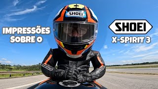 TESTANDO NA PRÁTICA  SHOEI X SPIRIT 3 Segundo vídeo do teste de 5 capacetes premium [upl. by Llenhoj]