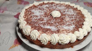 Torta Cake Mandorle e Cocco Ricoperta con Crema al Mascarpone [upl. by Okimik]