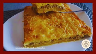 Gratin de pomme de terre et viande hachee [upl. by Rosenblast118]