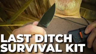 NECK KNIFE SURVIVAL KIT  Last Ditch Option [upl. by Oletha]