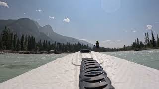 Pack raft and SUP on the Blaeberry River Golden BC [upl. by Oric]