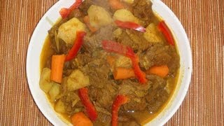 PINOY RECIPE  INDIAN STYLE A GREAT WAY TO MAKE BEEF CURRY [upl. by Suraved]