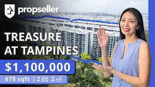 Unveiling the Hidden Treasure at Tampines 2BR Unit with Pool View  Propseller Property Tours [upl. by Wini]