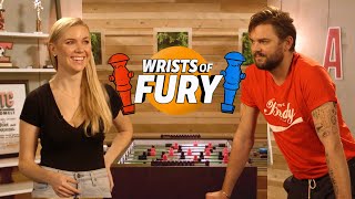 Nick Thune Tries To Mind F Kelsey Cook In Foosball Wrists Of Fury [upl. by Knowlton]