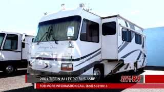 2001 Tiffin Allegro Bus 35RP  Sun City RV [upl. by Nymsaj383]