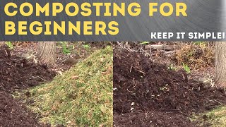 How to make Compost  The Simplest Easy Method To Compost Piles [upl. by Miche]