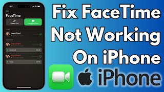 How To Fix FaceTime Not Working on iPhone in iOS 1617 [upl. by Anaeco]