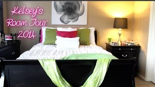 Kelseys Room Tour 2014 Glamtwinz334 [upl. by Leugim]