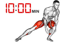 10 Min Home Leg Workout Legs Exercises [upl. by Aleacin755]