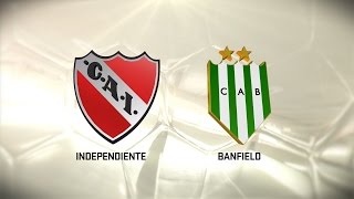 Independiente vs Banfield Fecha 14 Torneo de Primera División 20162017 FPT [upl. by Cilla]