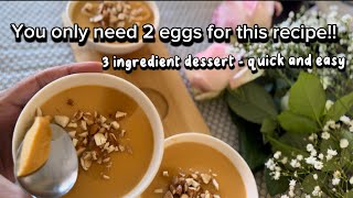 Incredible nogelatin noflour dessert recipe 3 ingredient [upl. by Kcireddor7]