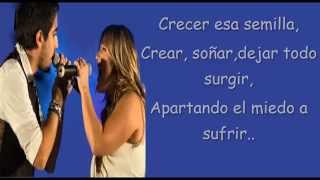 Alex Ubago y Amaia Montero  Me muero por conocerte letra  lyrics [upl. by Ysor]