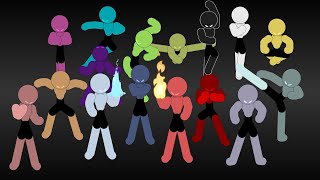 Ultimate Stick Fight Tournament  Phase 1 Full  StickNodes [upl. by Wadell]