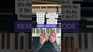 Nemo  The Code Easy Piano Tutorial With Letter Notes [upl. by Muna]