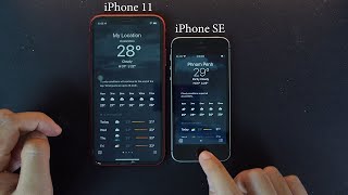 iPhone SE 1st Vs iPhone 11  Speed Comparison [upl. by Karrah]